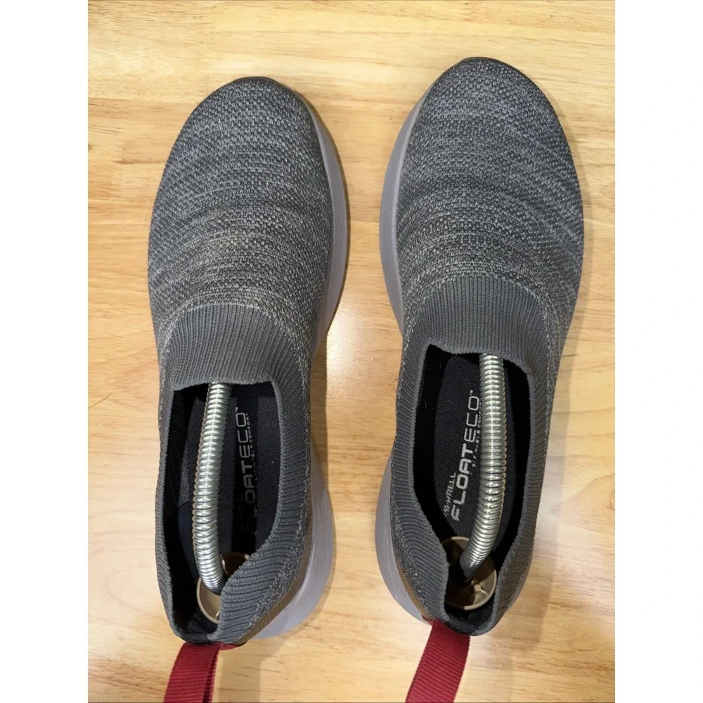 MERRELL Cloud Moc KnitStyle Sneakers Gray Slip On Shoes J003223 Men's 9 Lightwei